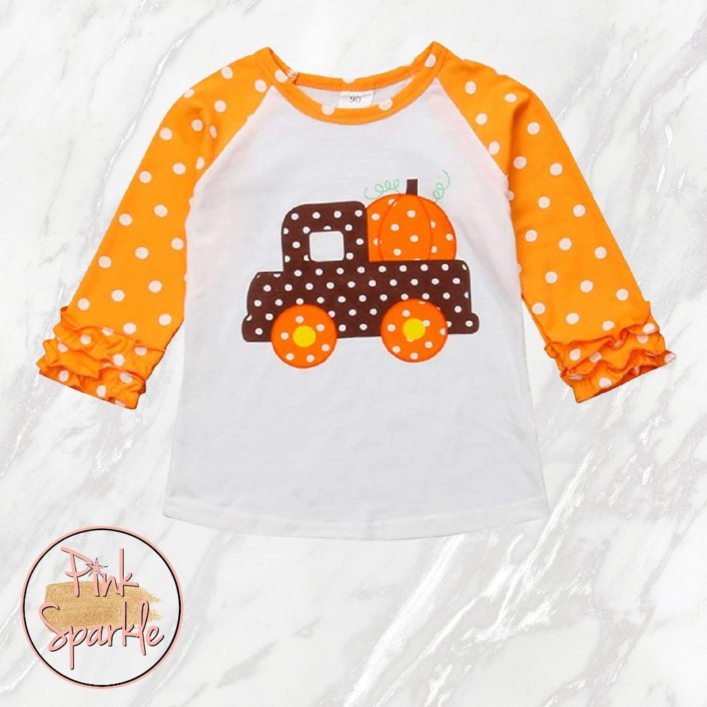 Girls Thanksgiving / Fall / Holiday Top 6/12m